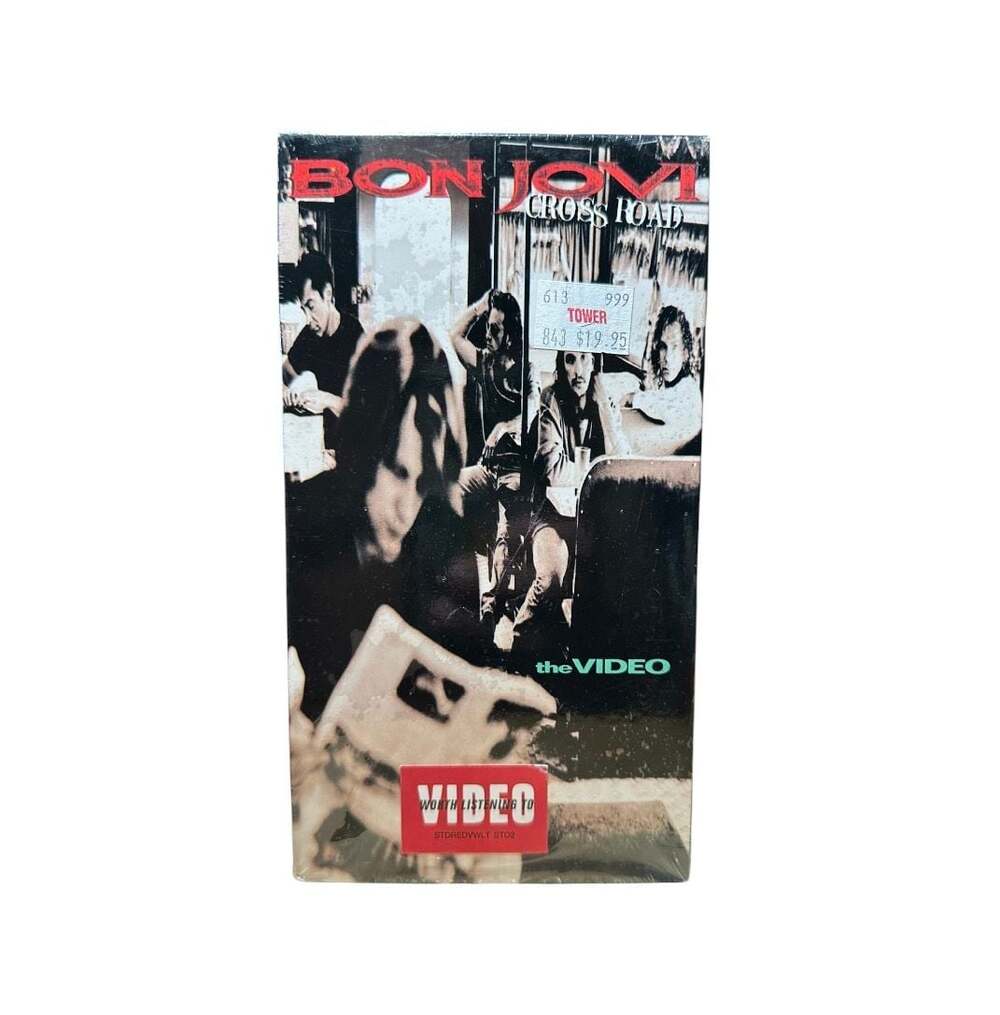 Bon Jovi Cross Road: The Video (1994) Vintage Music VHS Tape